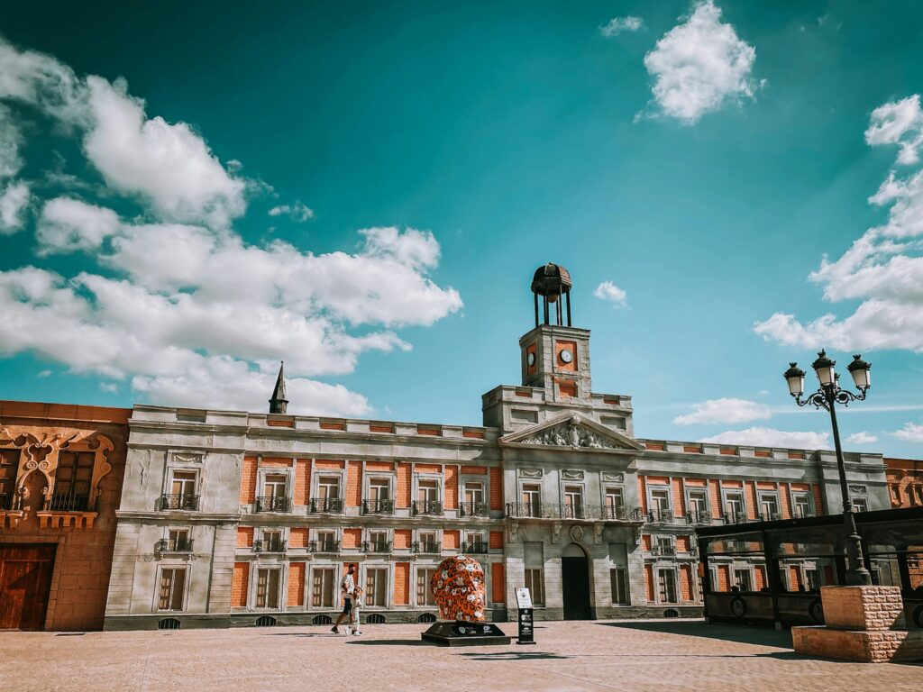 Puerta del sol image. Worth seeing in madrid