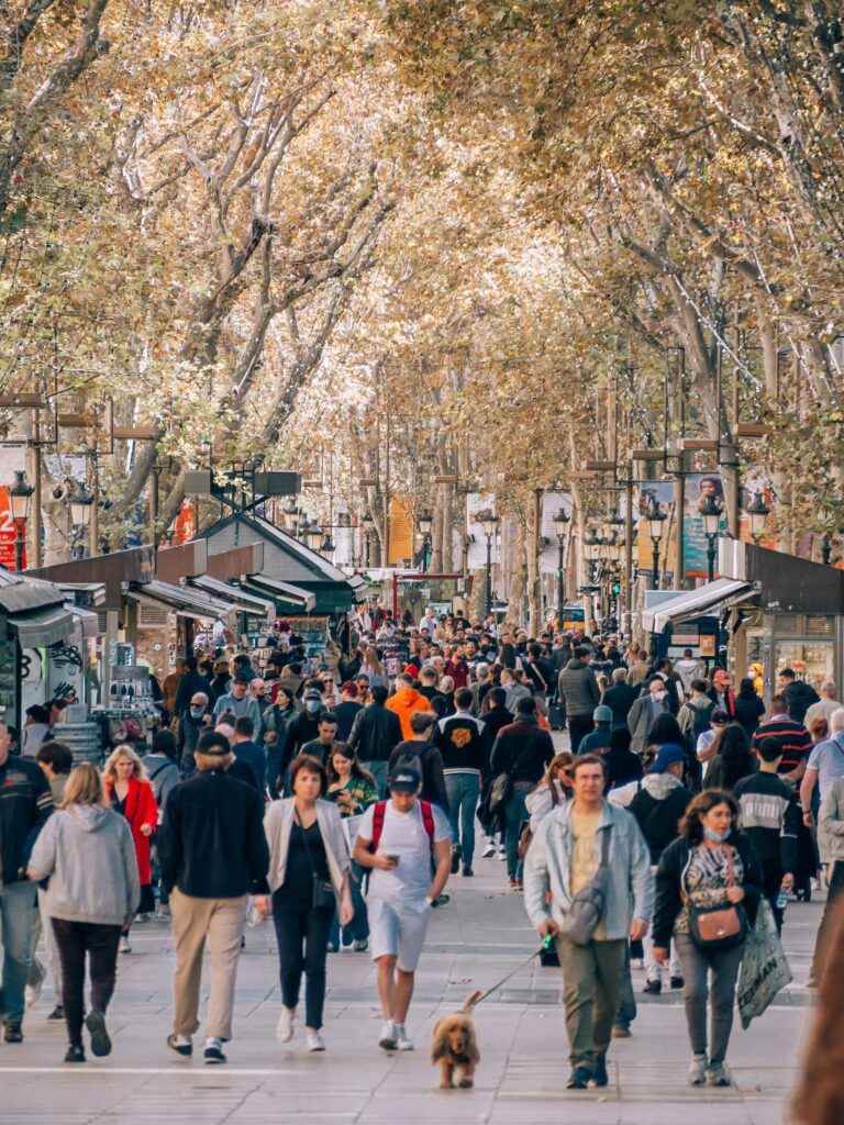 La Ramblas. 3 days in barcelona